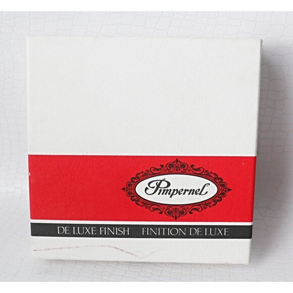 6 Vintage Pimpernel Poinsettia Christmas Coasters w/ box Barware Cork Backing - Picture 5 of 5